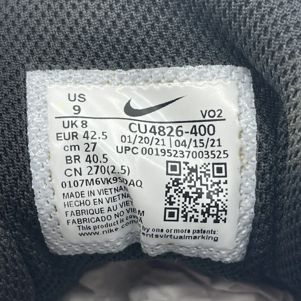 Nike Air Max AP Men's Sz 9 Running Shoes CU4826-400 'Obsidian' Athletic Sneakers